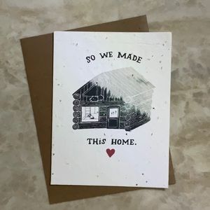 Papyrus x Thoughtful Human “Made this Home” Card
